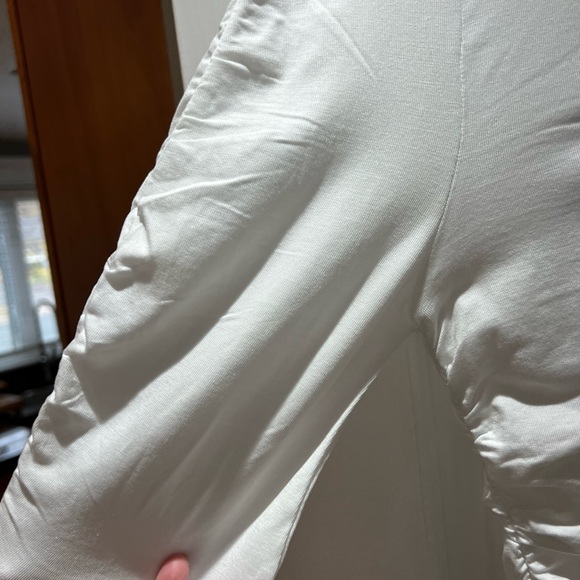 Ted Baker White Ruched Short Sleeve Top - Picture 5 of 9